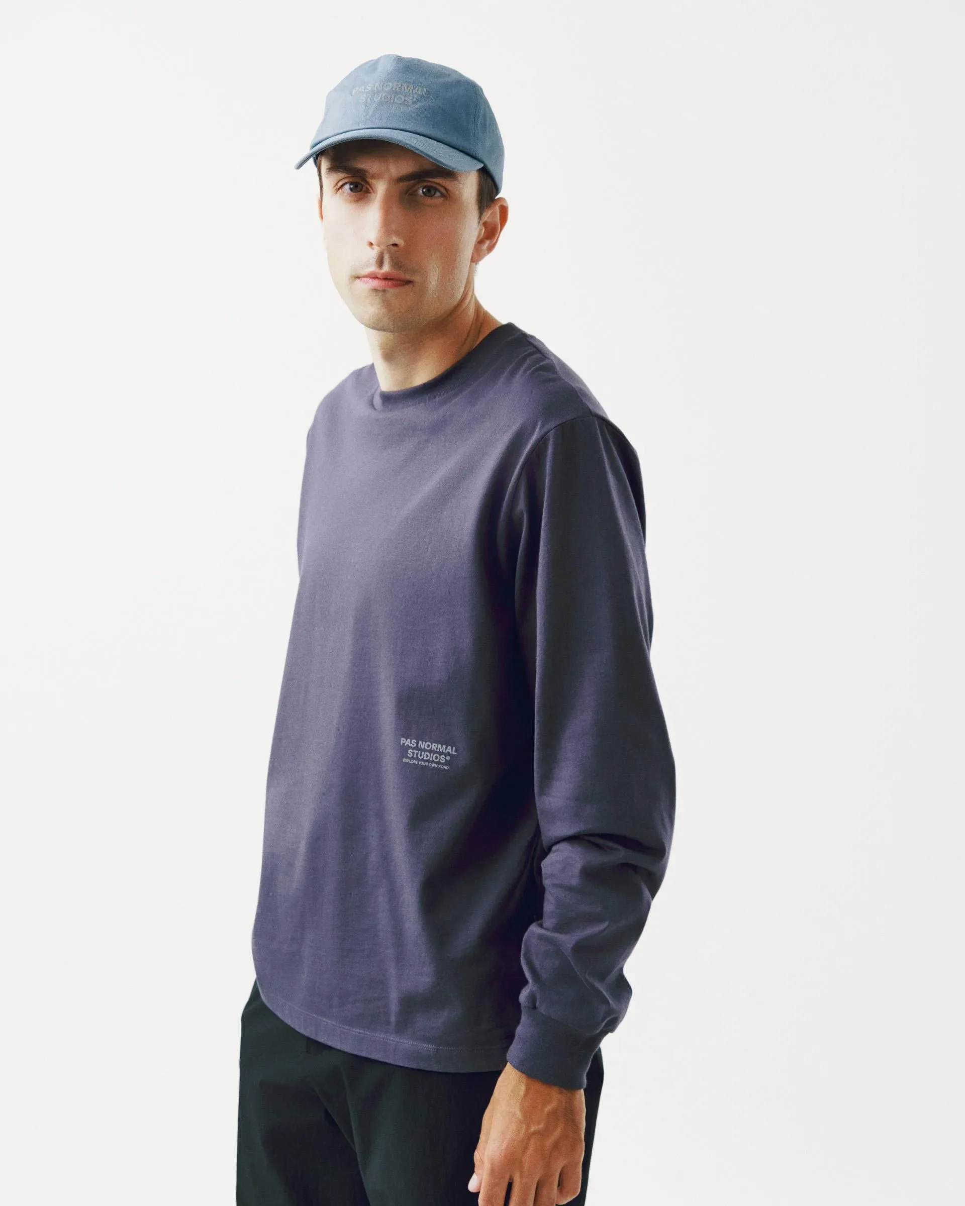 PAS NORMAL STUDIOS Off Race Graphic LS TShirt - Steel - Image 5