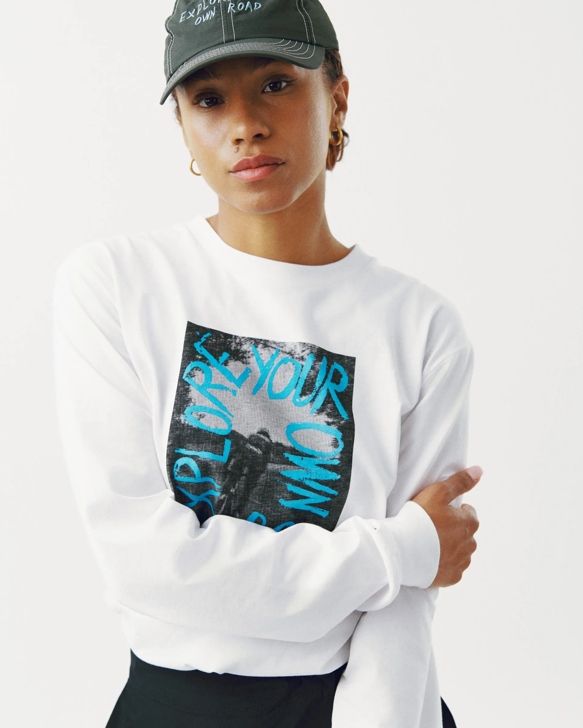 PAS NORMAL STUDIOS Off Race Graphic LS TShirt - White - Image 3