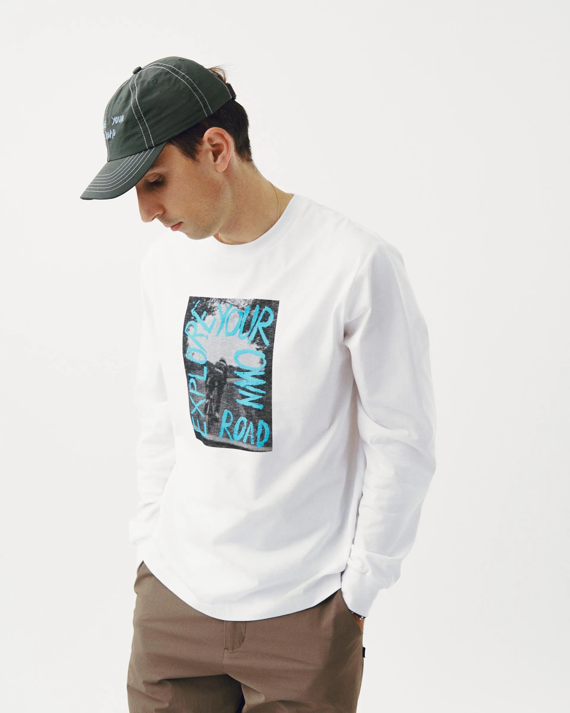 PAS NORMAL STUDIOS Off Race Graphic LS TShirt - White - Image 5