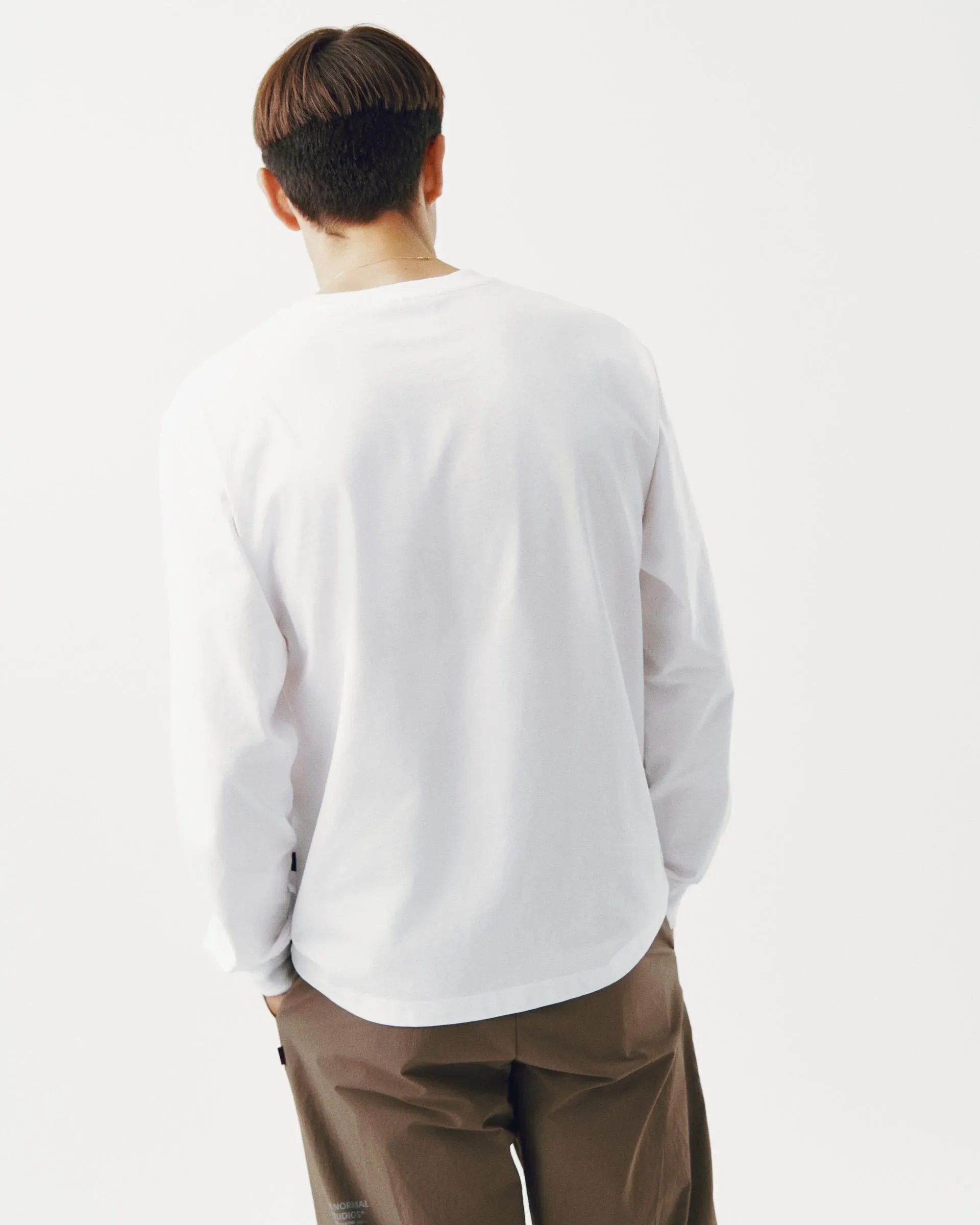 PAS NORMAL STUDIOS Off Race Graphic LS TShirt - White - Image 6