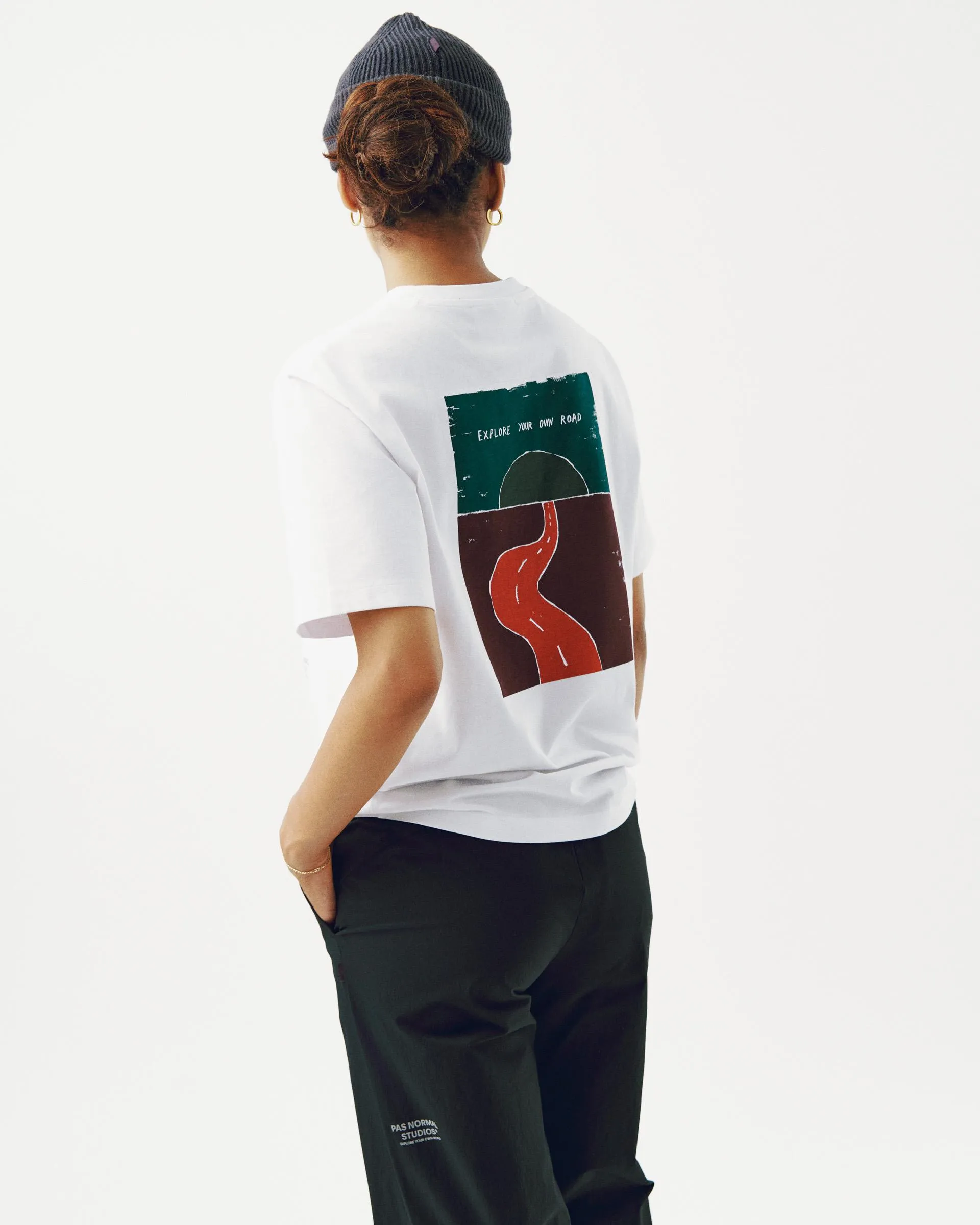 PAS NORMAL STUDIOS Off Race Graphic TShirt - Maroon - Image 5