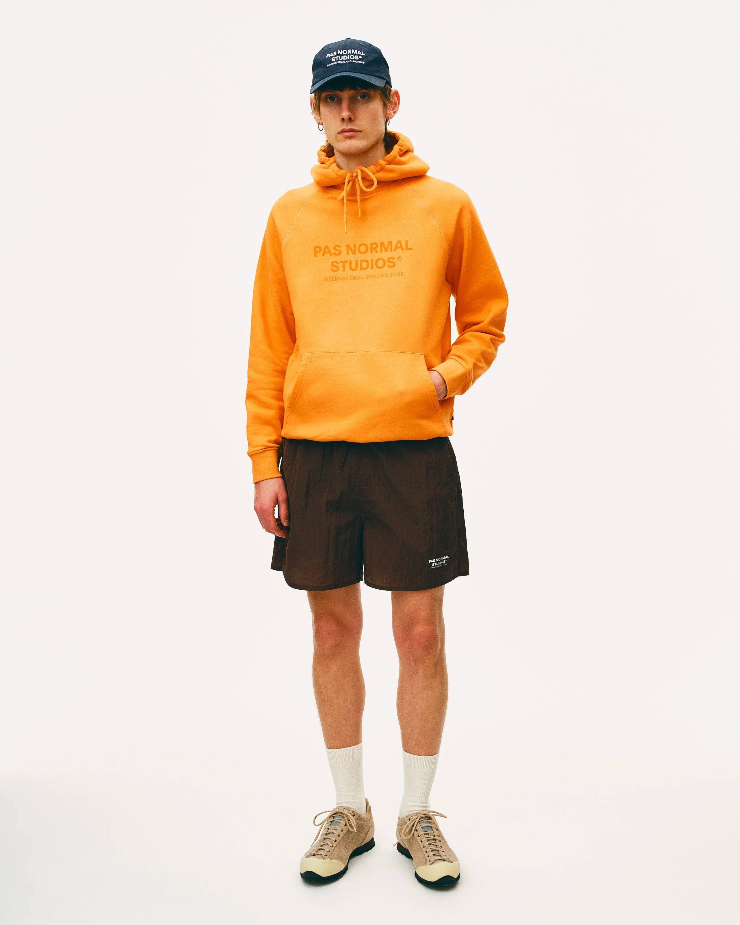 PAS NORMAL STUDIOS Off Race Logo Hoodie - Dusty Orange - Image 5