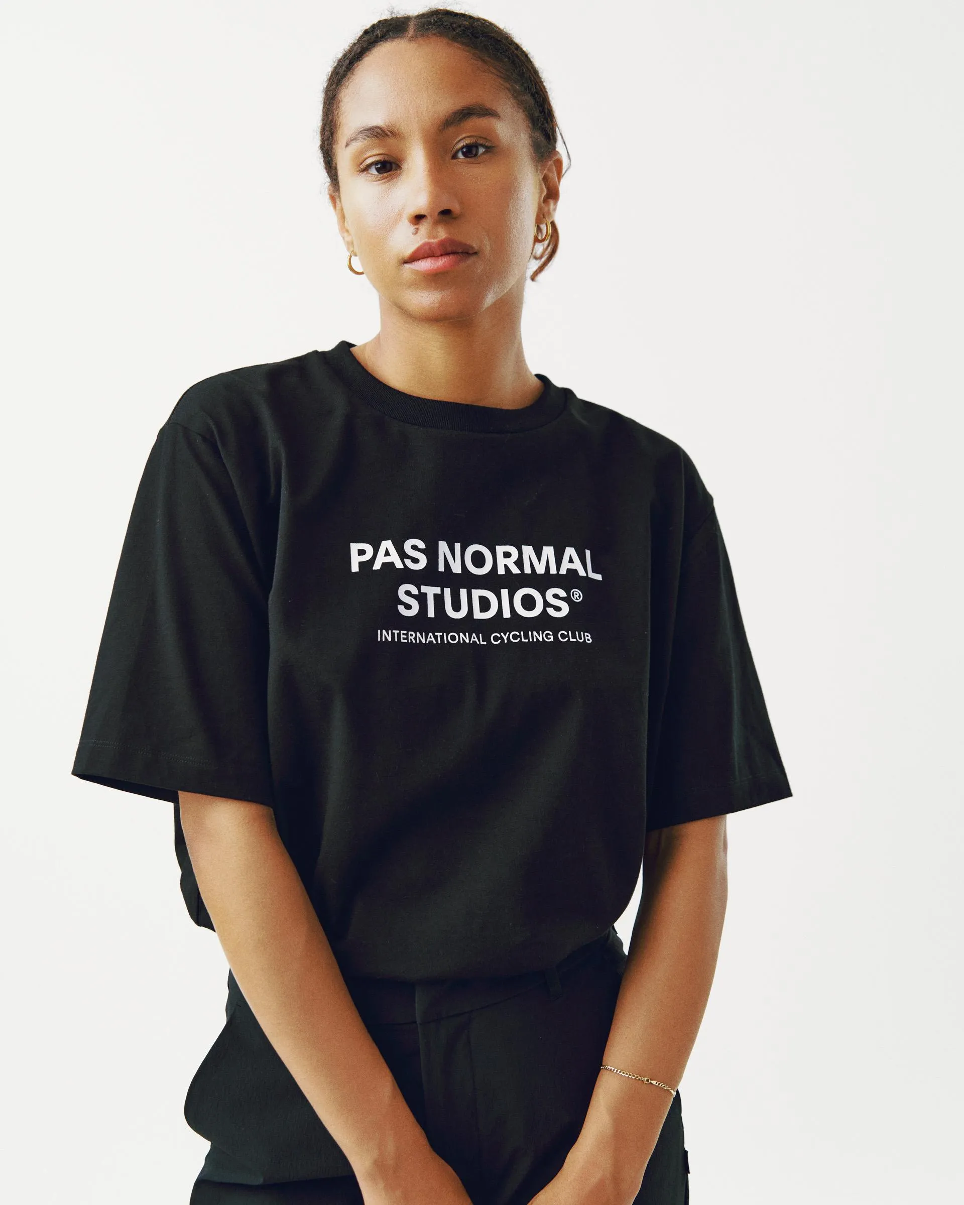 PAS NORMAL STUDIOS Off Race Logo TShirt - Black - Image 4