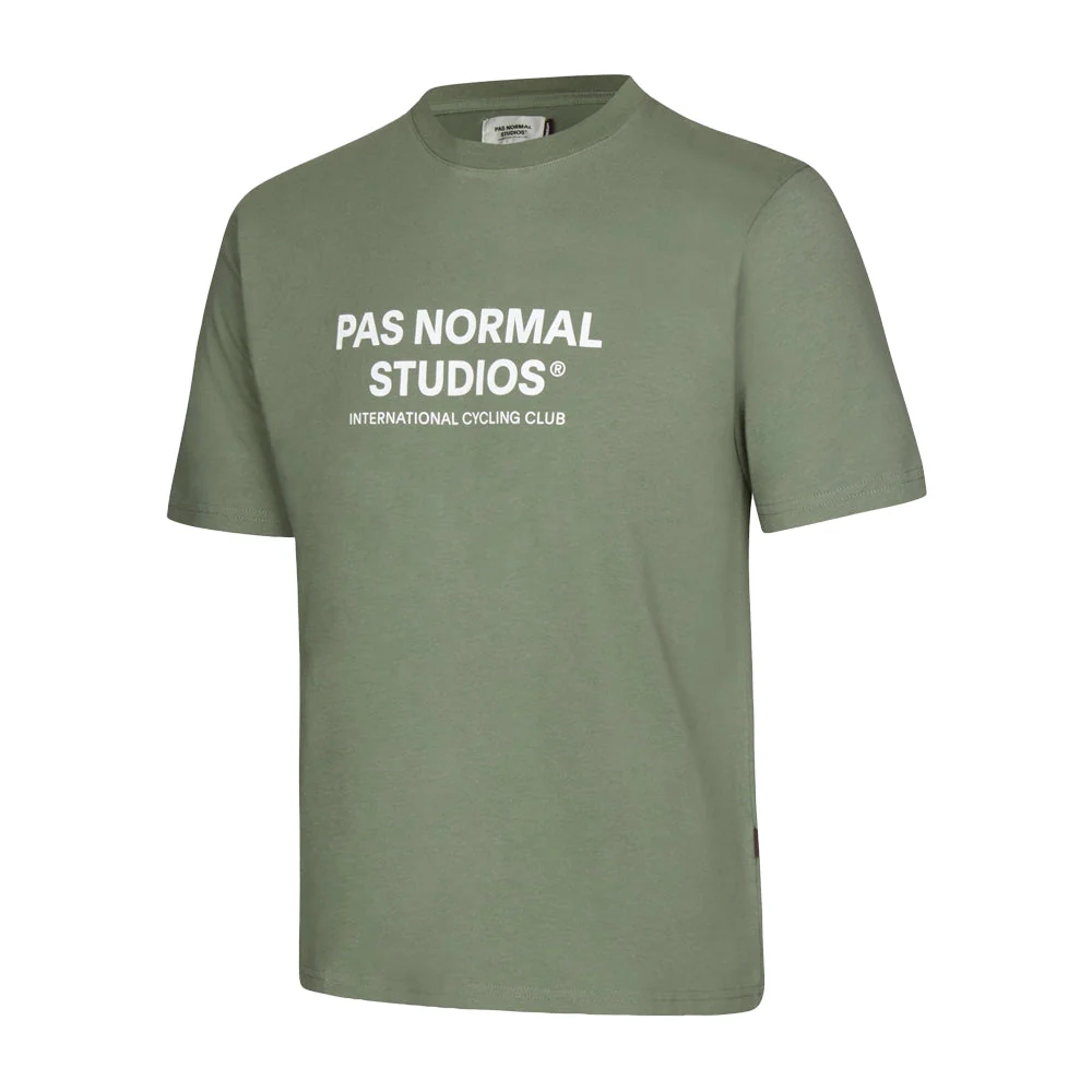 PAS NORMAL STUDIOS Off Race Logo Tshirt Short Sleeve - Dark Celeste - Image 3