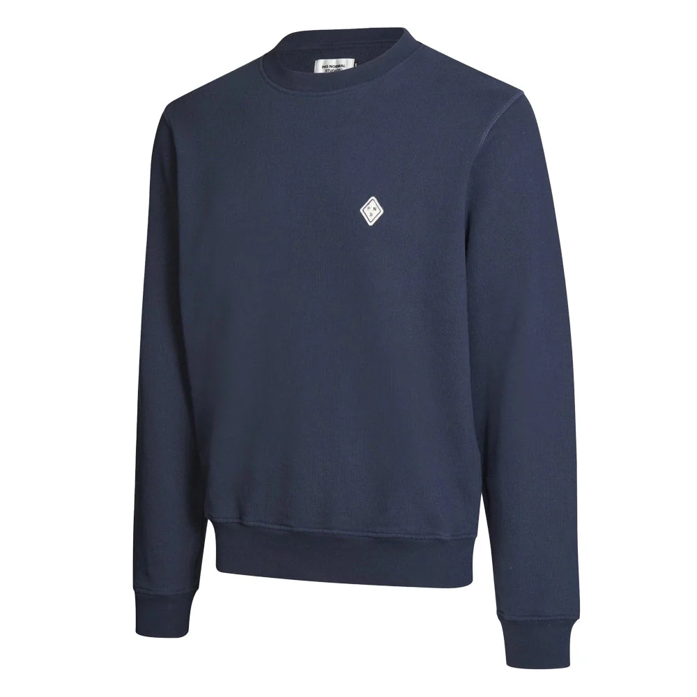 PAS NORMAL STUDIOS Off Race Patch Sweatshirt - Navy - Image 3