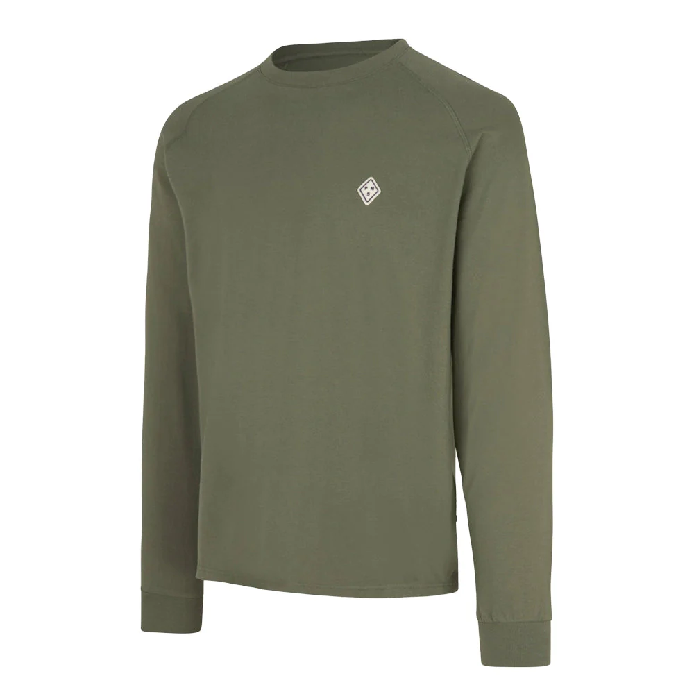 PAS NORMAL STUDIOS Off Race Patch Sweatshirt - Olive - Image 3