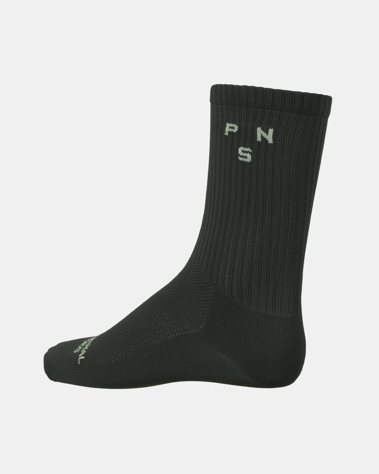 PAS NORMAL STUDIOS Off Race Ribbed Socks - Dark Olive - Image 2