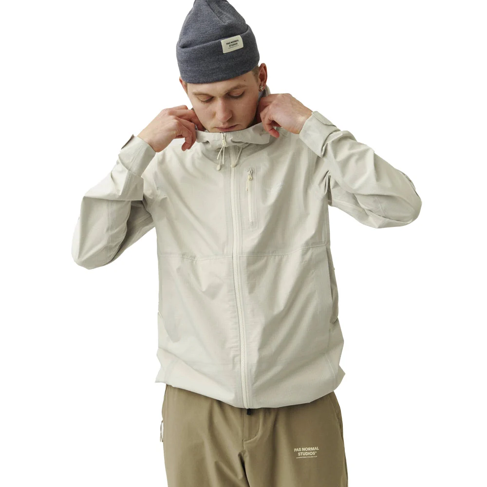 PAS NORMAL STUDIOS Off Race Shell Jacket - Off White - Image 4