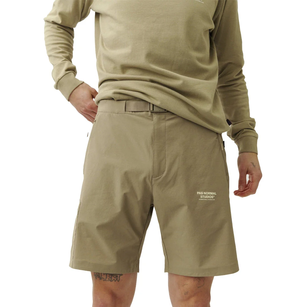 PAS NORMAL STUDIOS Off Race Shorts - Beige - Image 4