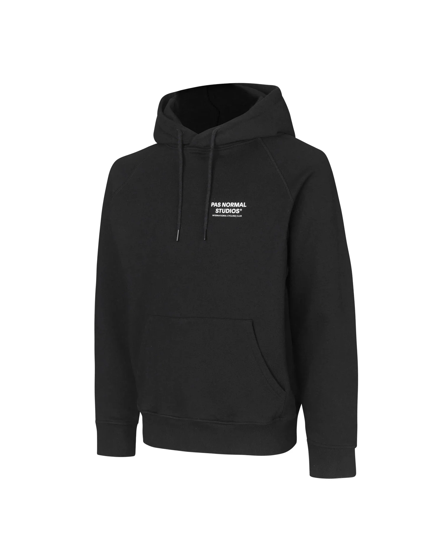 PAS NORMAL STUDIOS Off Race Small Logo Hoodie AW23 - Black/White - Image 3