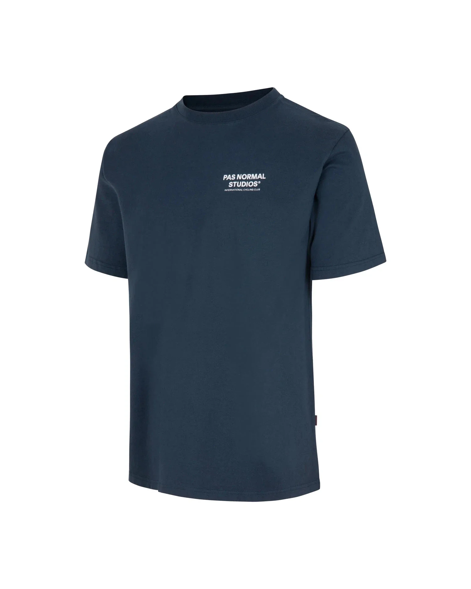 PAS NORMAL STUDIOS Off Race Small Logo Tshirt Short Sleeve - Navy/White - Image 3