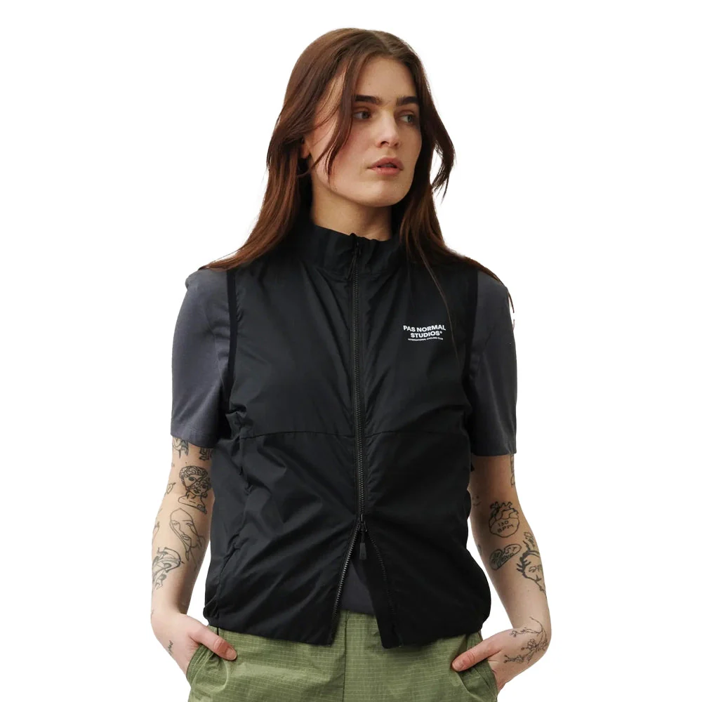 PAS NORMAL STUDIOS Off Race Stow Away Women Gilet - Black - Image 5