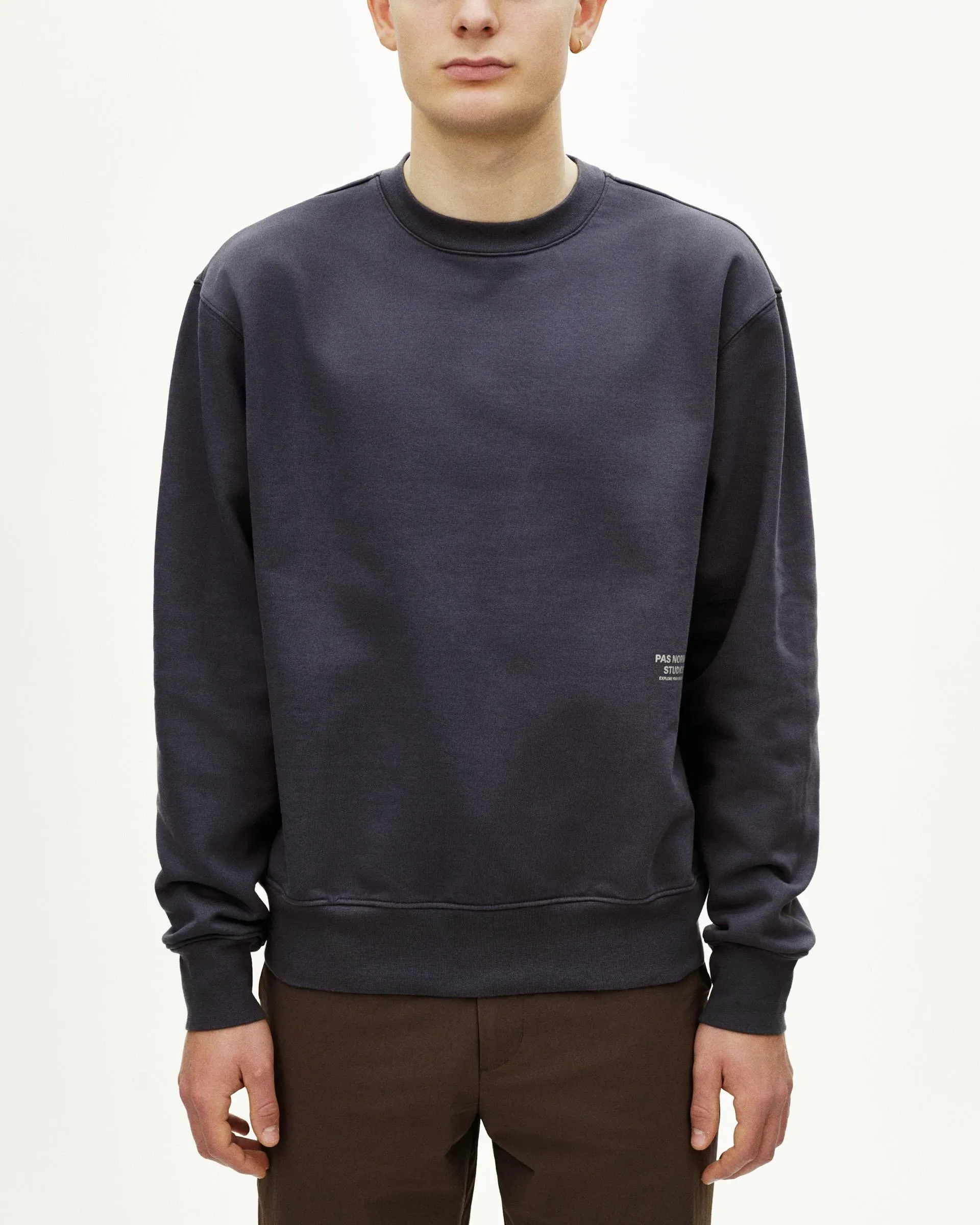 PAS NORMAL STUDIOS Off Race Sweatshirt - Iron Grey - Image 5