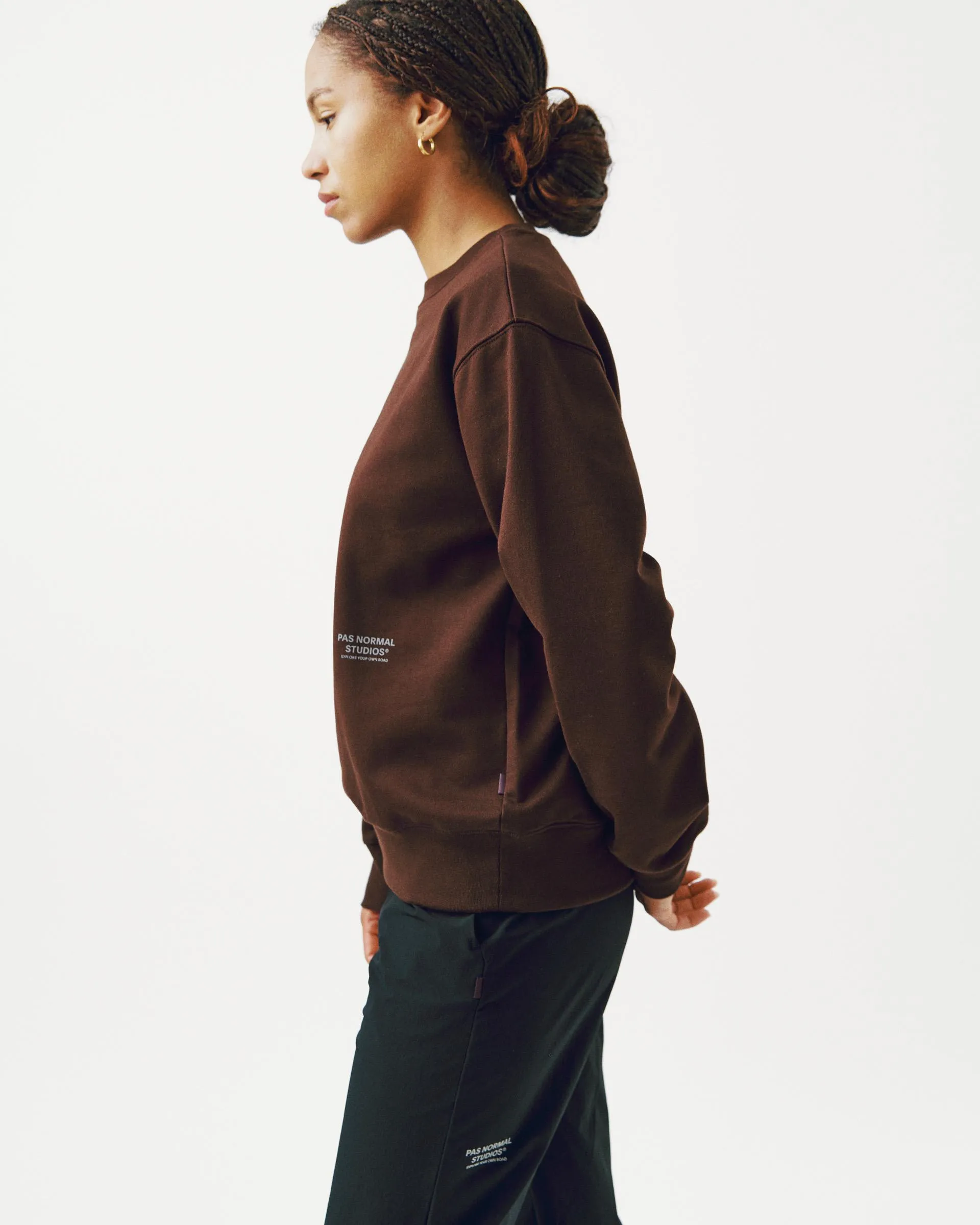 PAS NORMAL STUDIOS Off Race Sweatshirt - Light Brown - Image 5