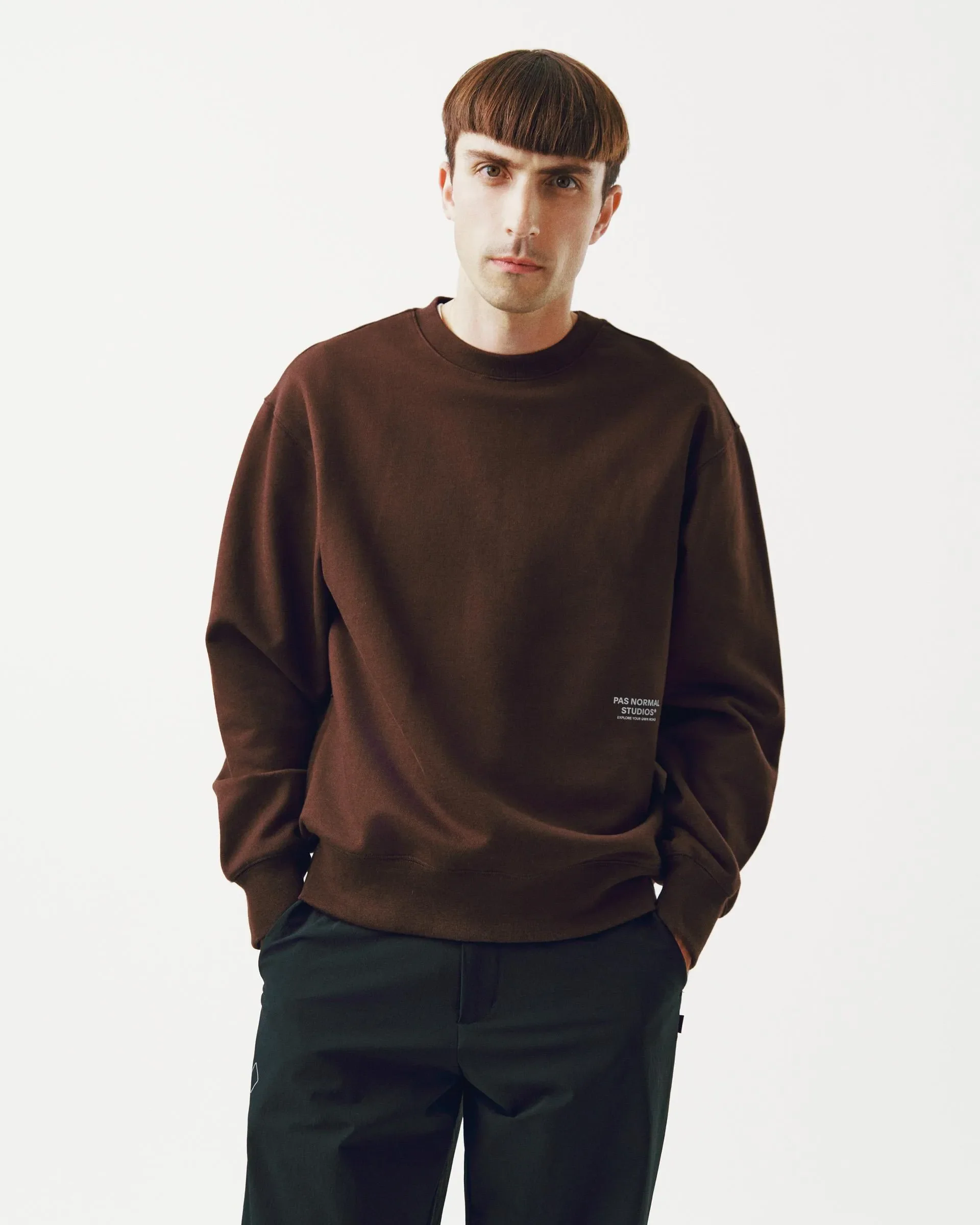 PAS NORMAL STUDIOS Off Race Sweatshirt - Light Brown - Image 7