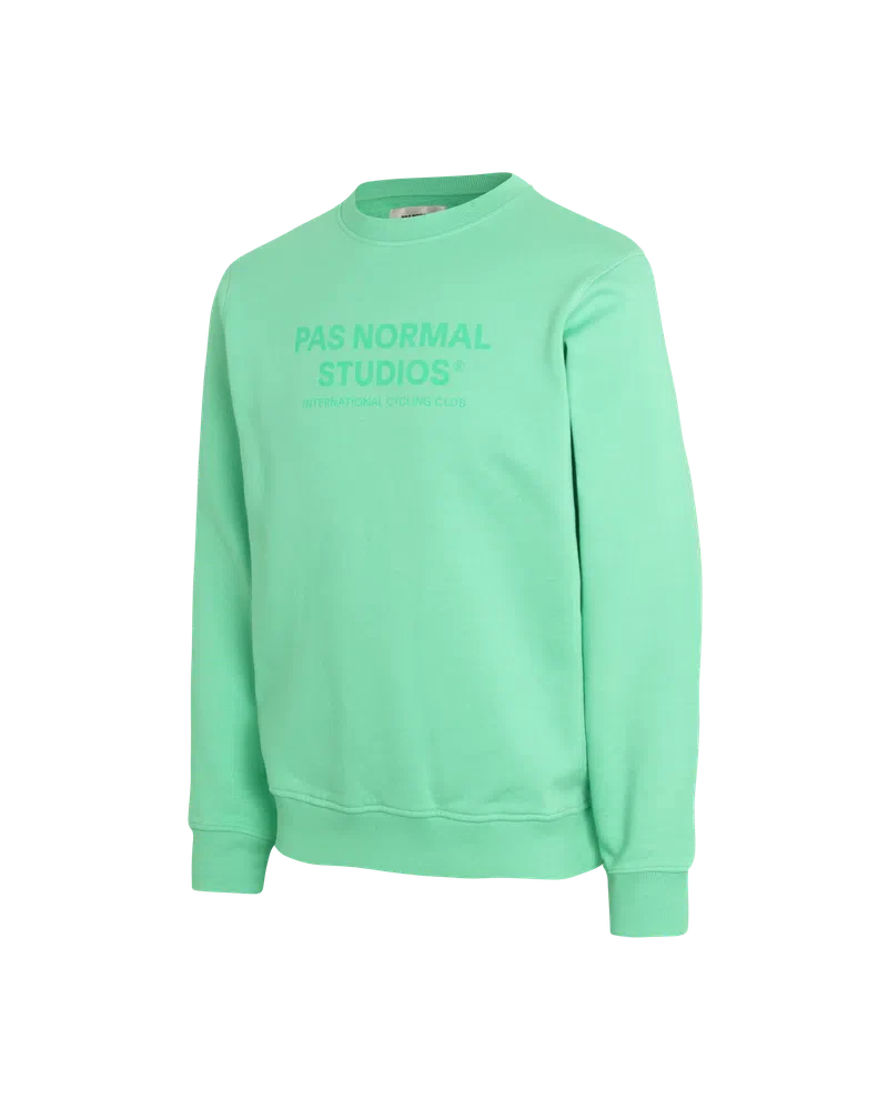 PAS NORMAL STUDIOS Off Race Sweatshirt - Light Emerald - Image 3