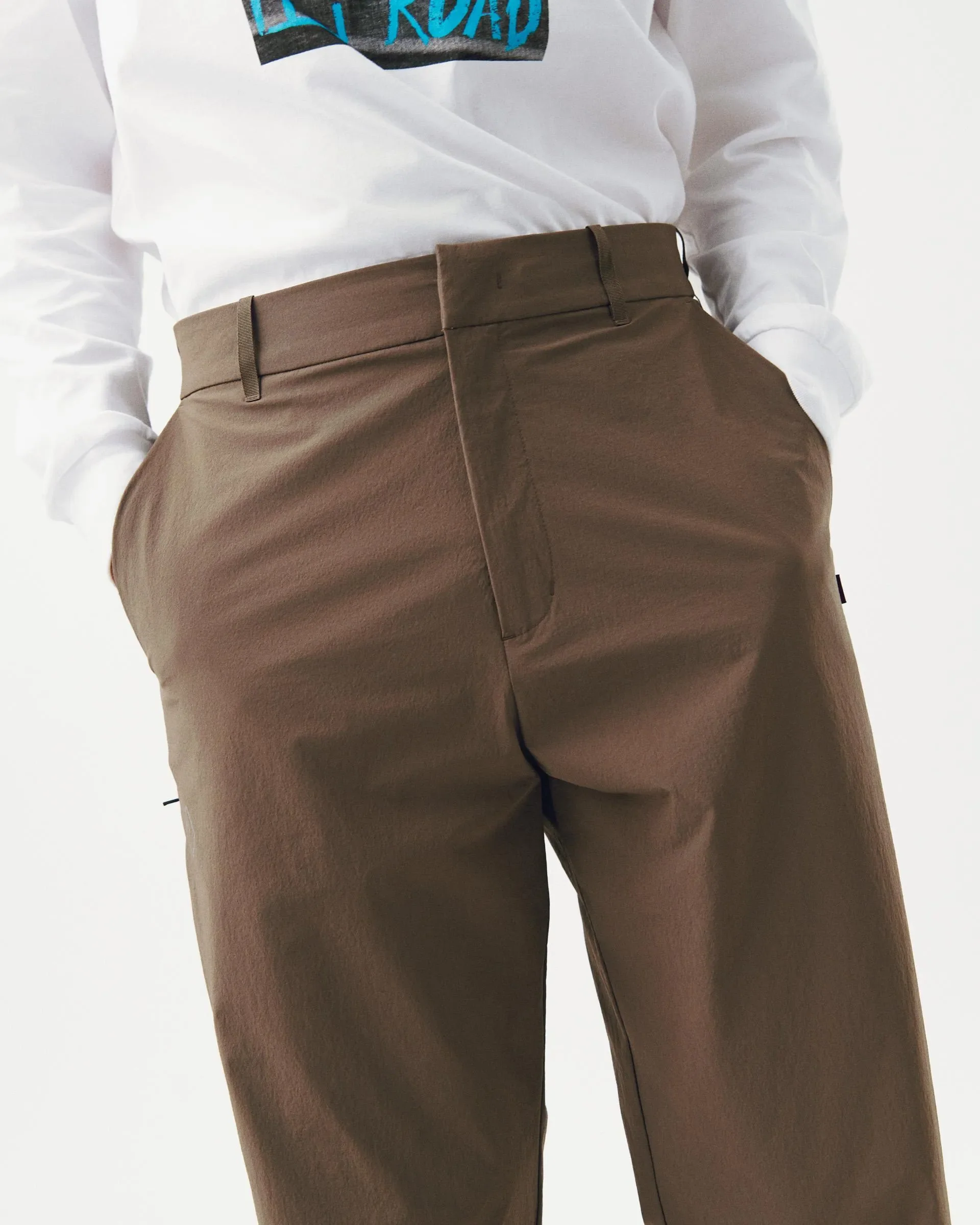 PAS NORMAL STUDIOS Off Race Tech Pants - Ash Brown - Image 3
