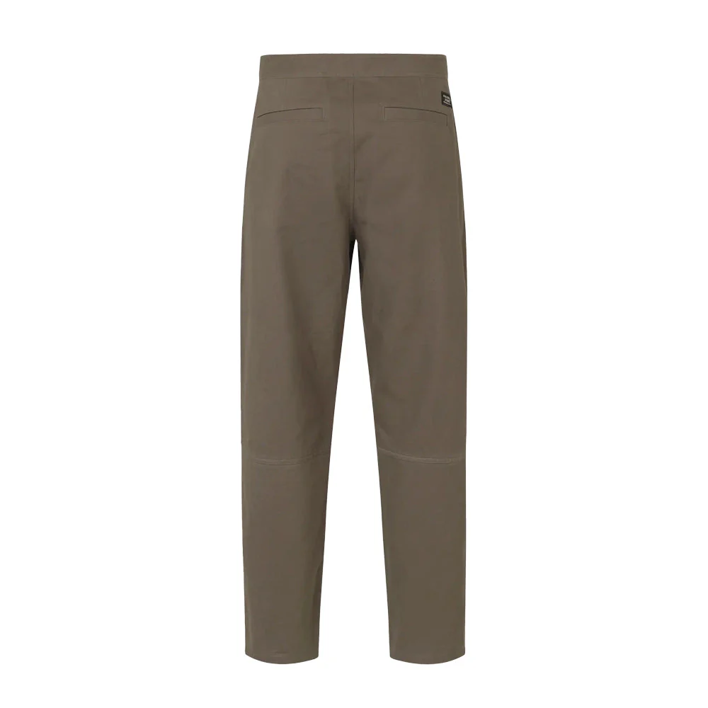 PAS NORMAL STUDIOS Off Race Cotton Twill Pants - Ash Brown - Image 2