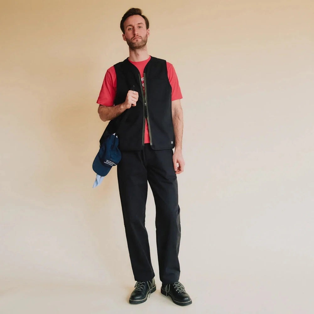 PAS NORMAL STUDIOS Off Race Cotton Twill Pants - Black - Image 4