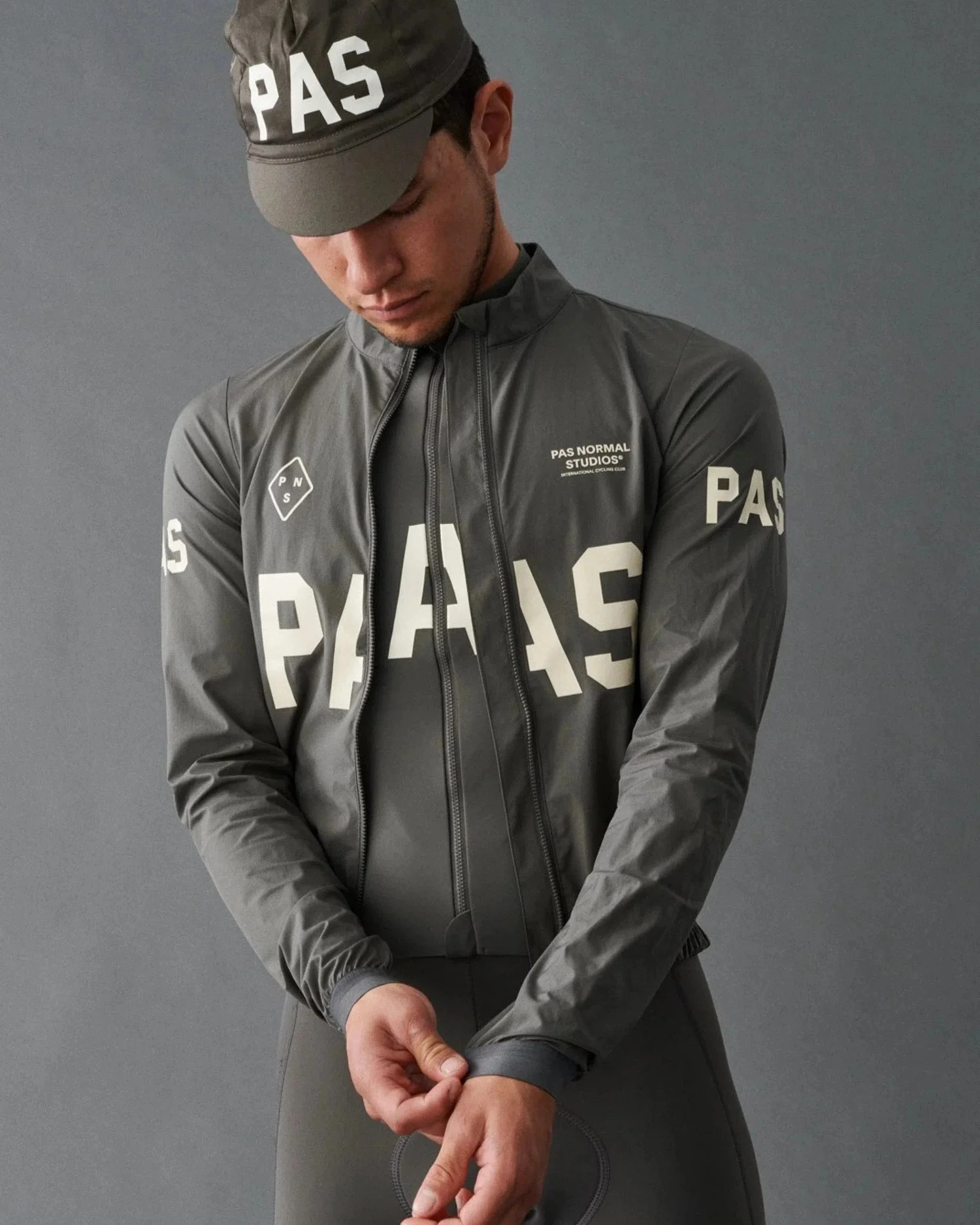 PAS NORMAL STUDIOS PAS Cycling Cap - Dark Grey - Image 4