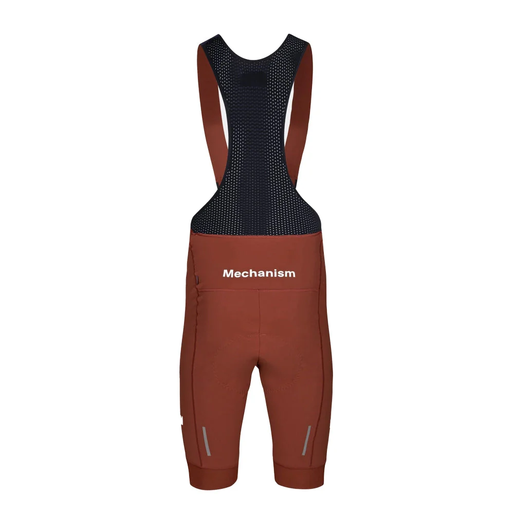 PAS NORMAL STUDIOS Mechanism Deep Winter Bib Shorts - Mahogany - Image 2