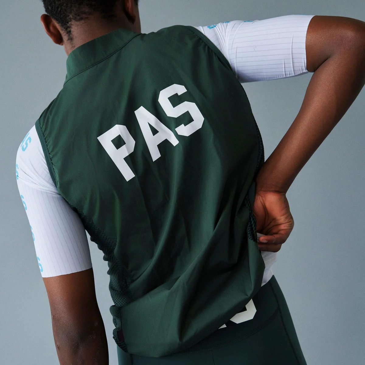 PAS NORMAL STUDIOS PAS Mechanism Stow Away Gilet SS24 - Petroleum - Image 5