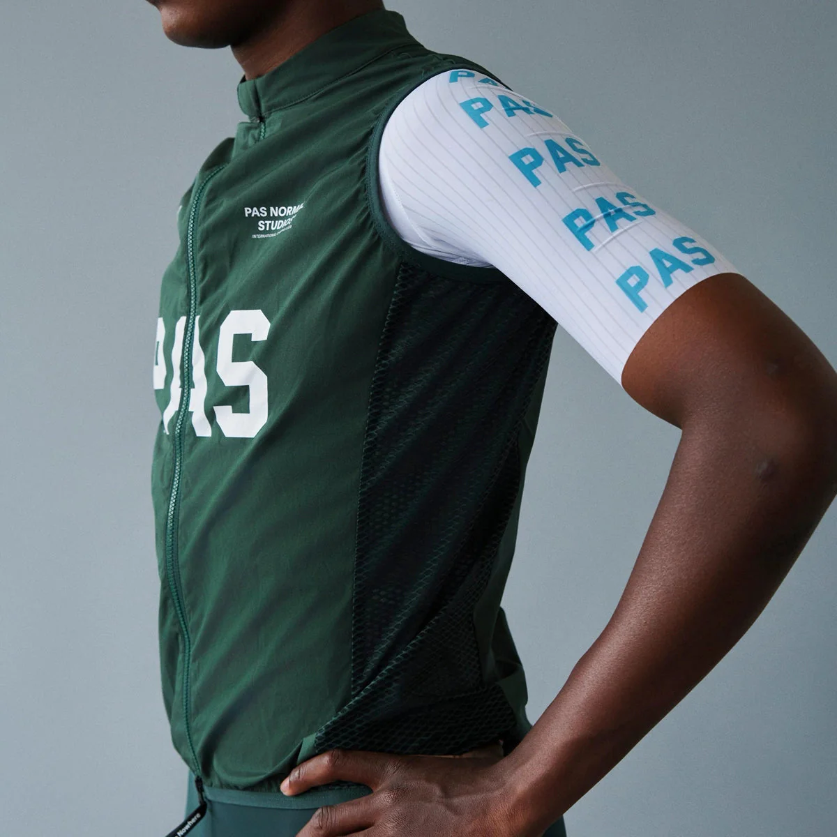 PAS NORMAL STUDIOS PAS Mechanism Stow Away Gilet SS24 - Petroleum - Image 6