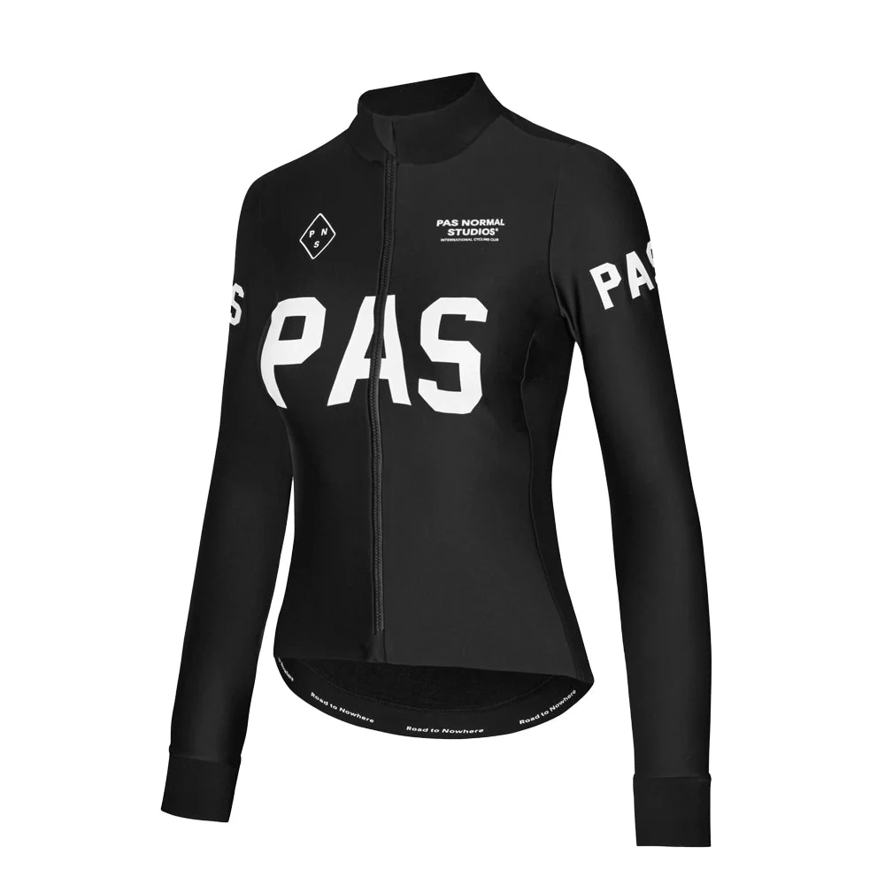 PAS NORMAL STUDIOS PAS Mechanism Thermal Long Sleeve Women Jersey - Black - Image 2