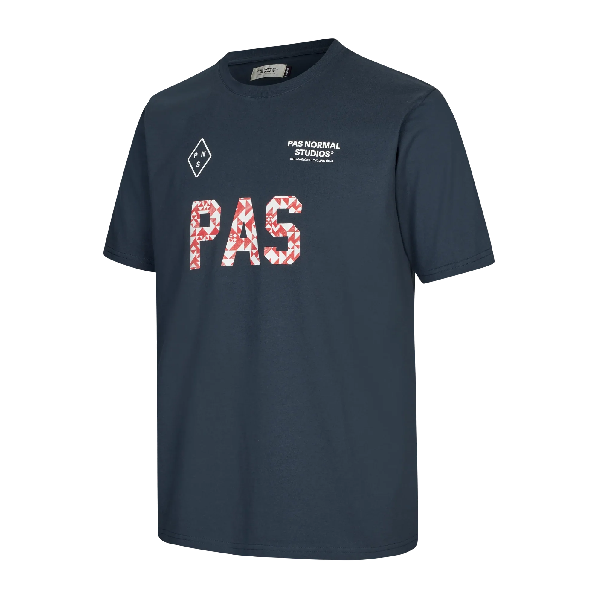 PAS NORMAL STUDIOS PAS Off Race Tshirt Short Sleeve SS25 - Navy - Image 3
