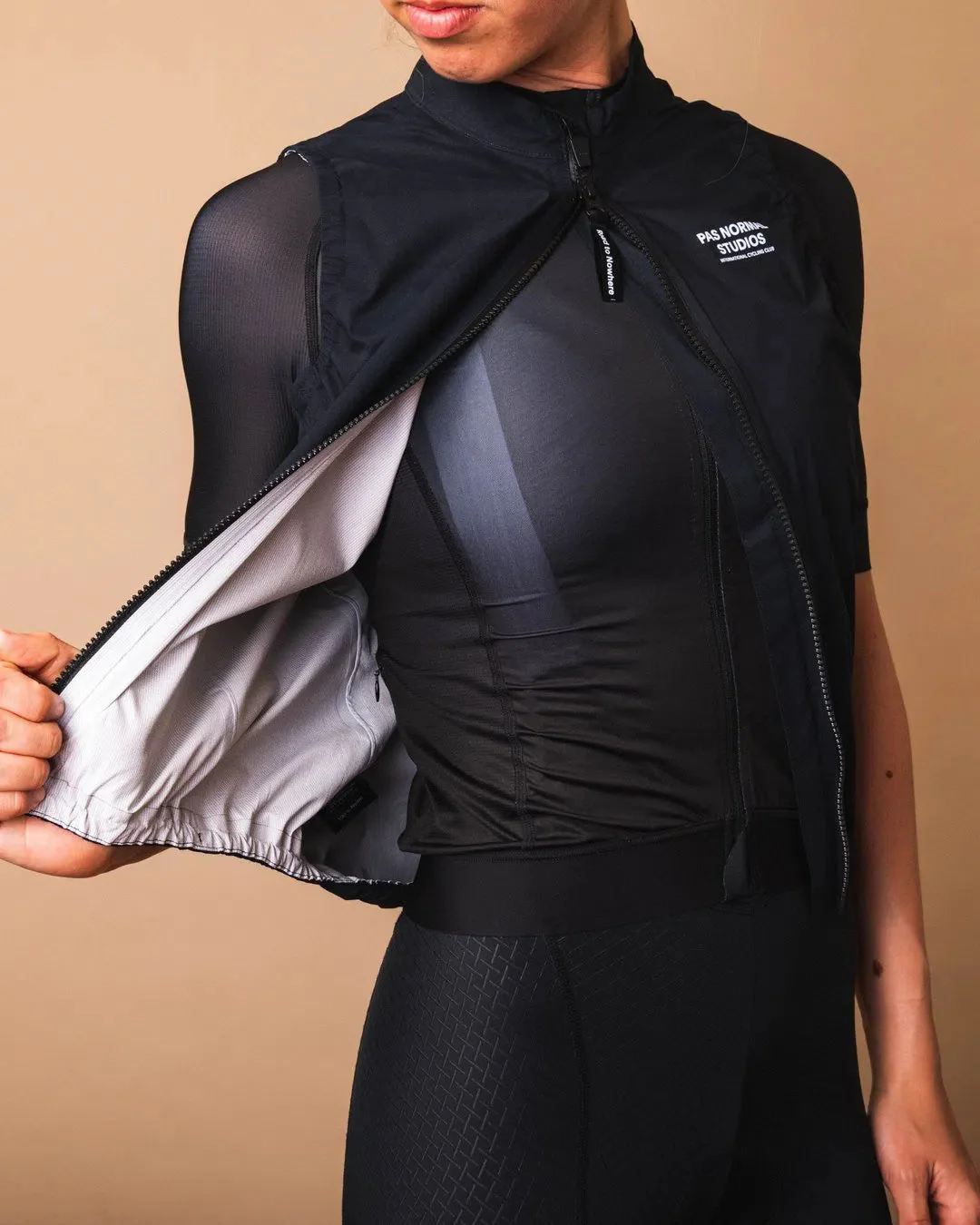 PAS NORMAL STUDIOS Mechanism Rain Gilet - Black - Image 3