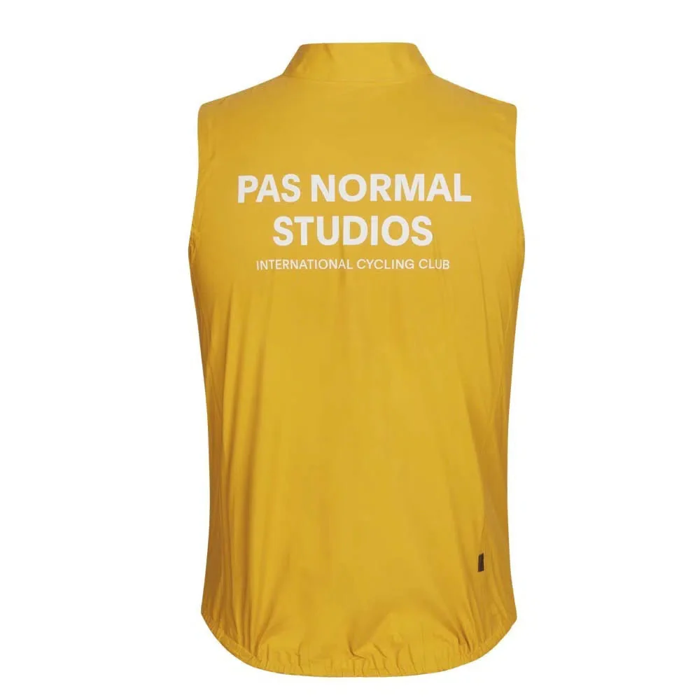 PAS NORMAL STUDIOS Mechanism Rain Gilet - Bright Yellow - Image 2