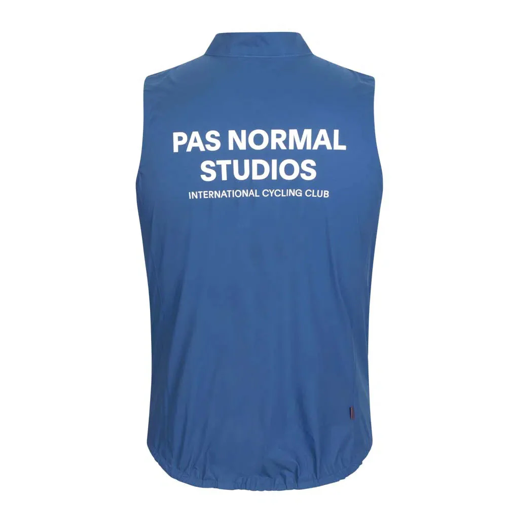 PAS NORMAL STUDIOS Mechanism Rain Gilet AW23 - Dark Blue - Image 2