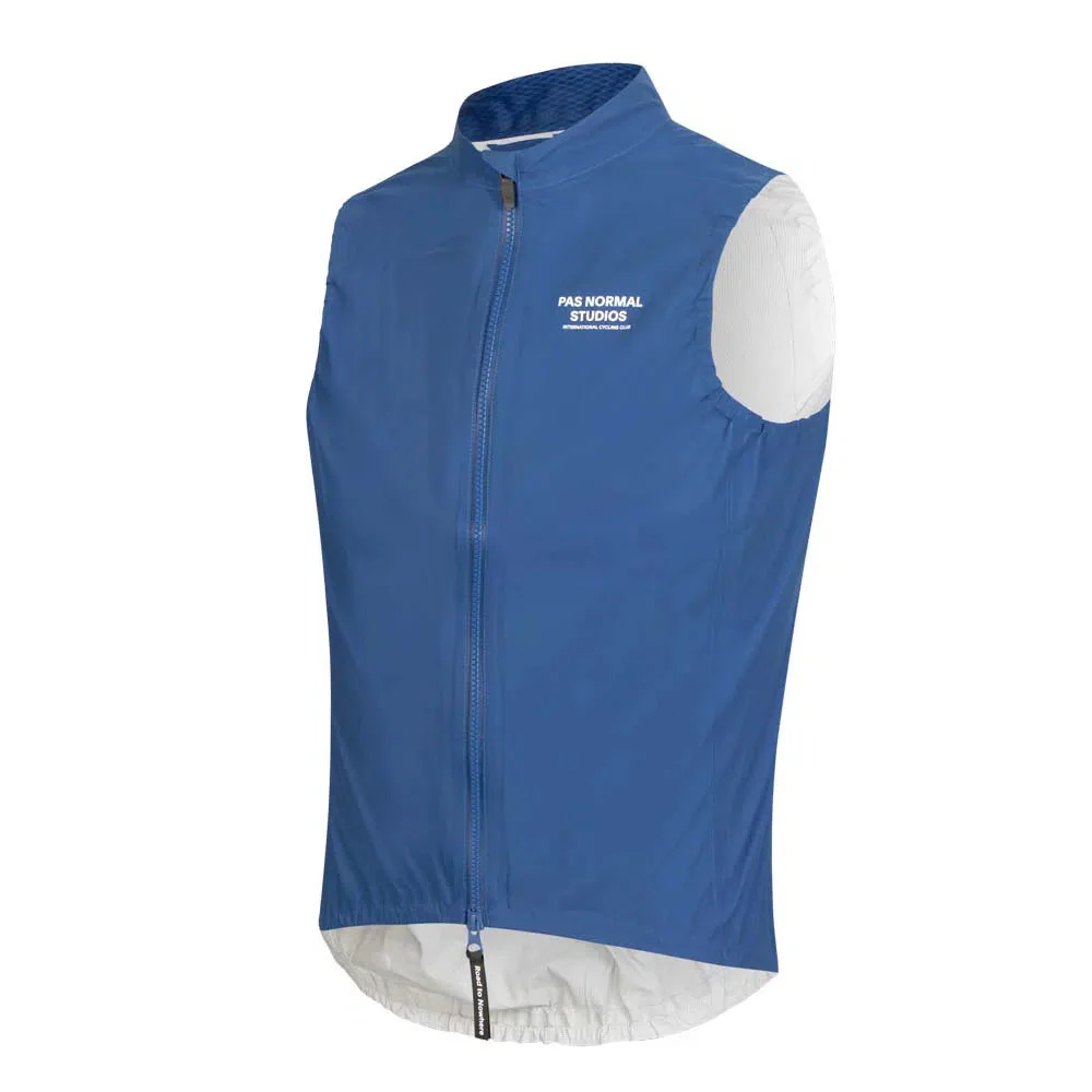 PAS NORMAL STUDIOS Mechanism Rain Gilet AW23 - Dark Blue - Image 3