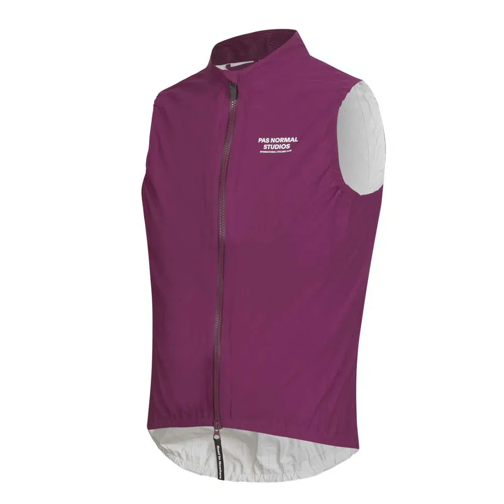 PAS NORMAL STUDIOS Mechanism Rain Gilet - Magenta - Image 3