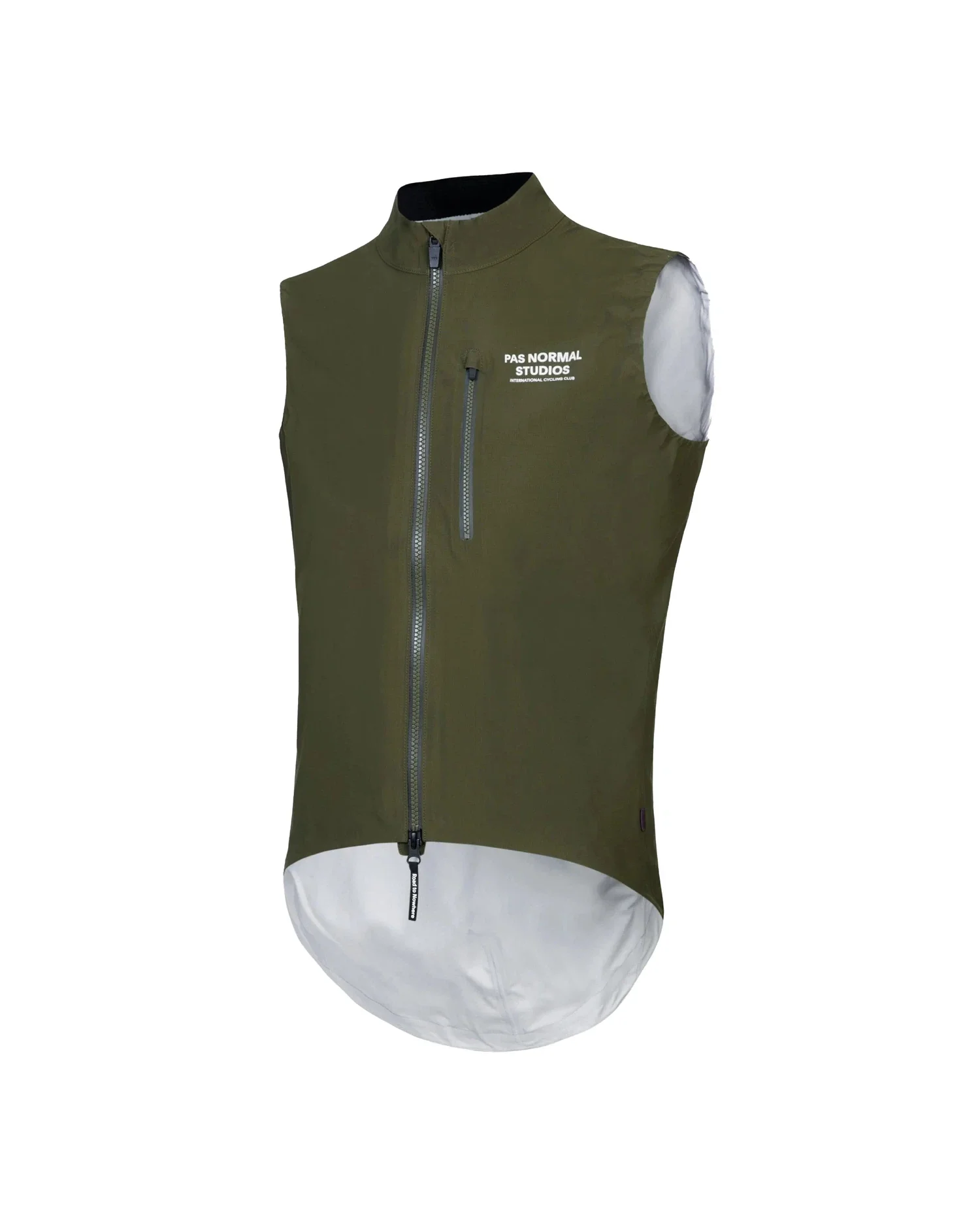 PAS NORMAL STUDIOS Essential Shield Gilet - Olive - Image 3