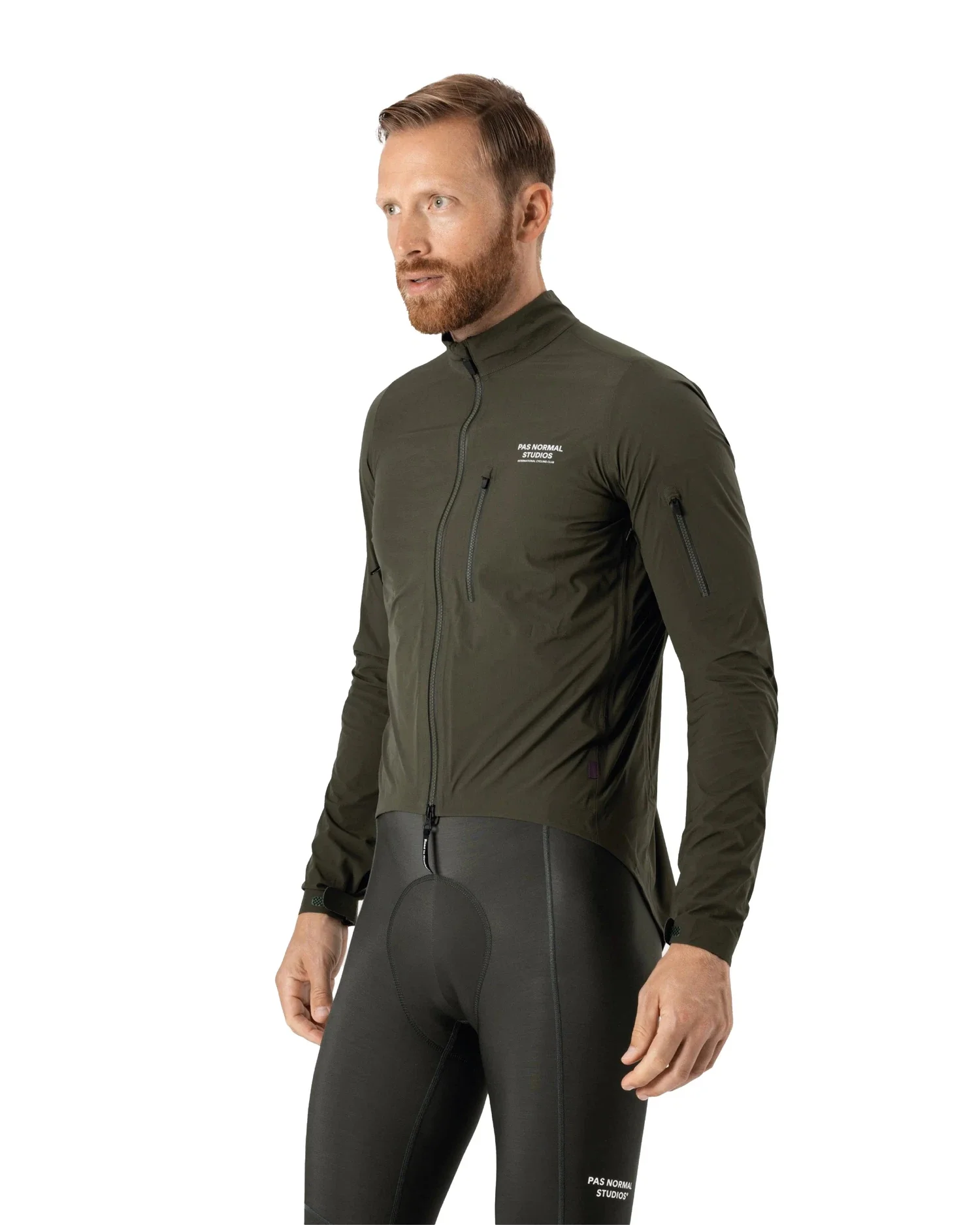 PAS NORMAL STUDIOS Essential Shield Jacket AW22 - Olive - Image 4