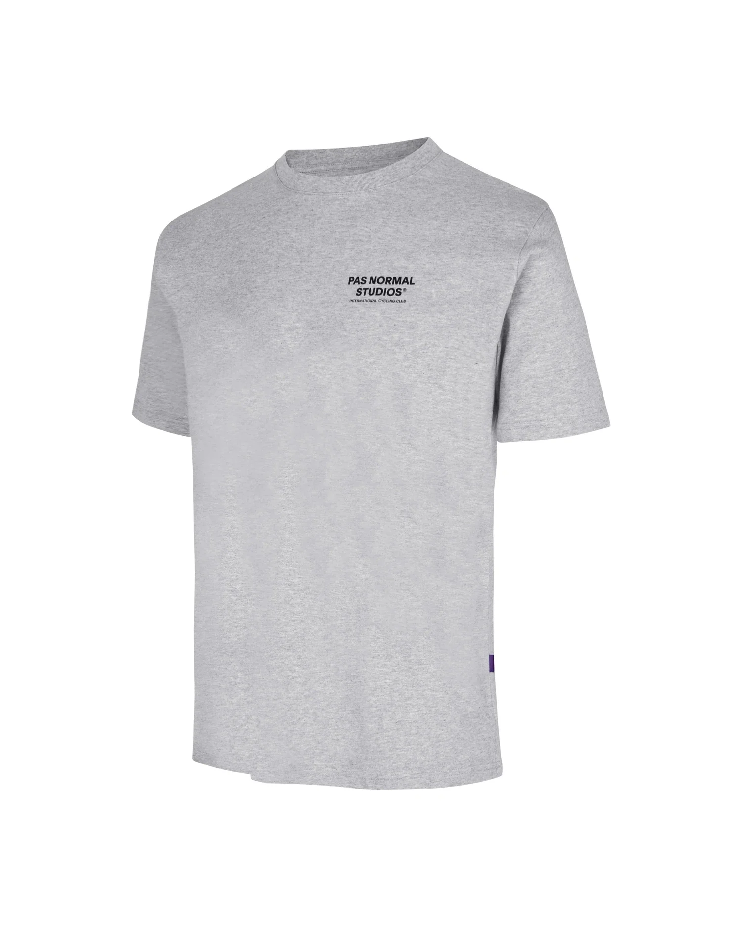 PAS NORMAL STUDIOS Off Race Small Logo Tshirt Short Sleeve - Grey/Black - Image 3