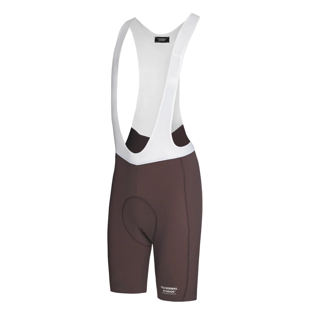 PAS NORMAL STUDIOS Solitude Bib Shorts SS24 - Light Brown - Image 3