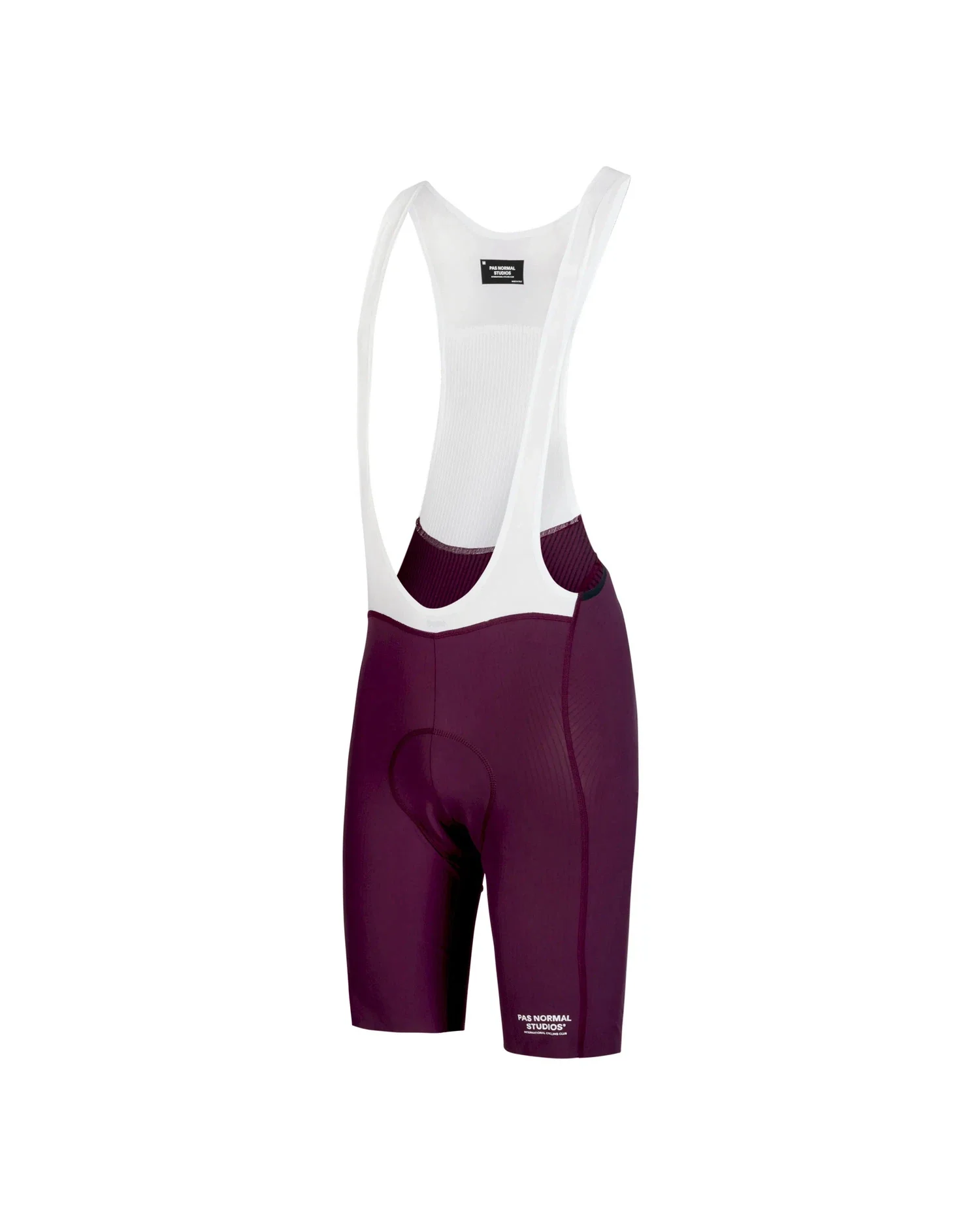 PAS NORMAL STUDIOS Solitude Bib Shorts 2022 - Burgundy - Image 3