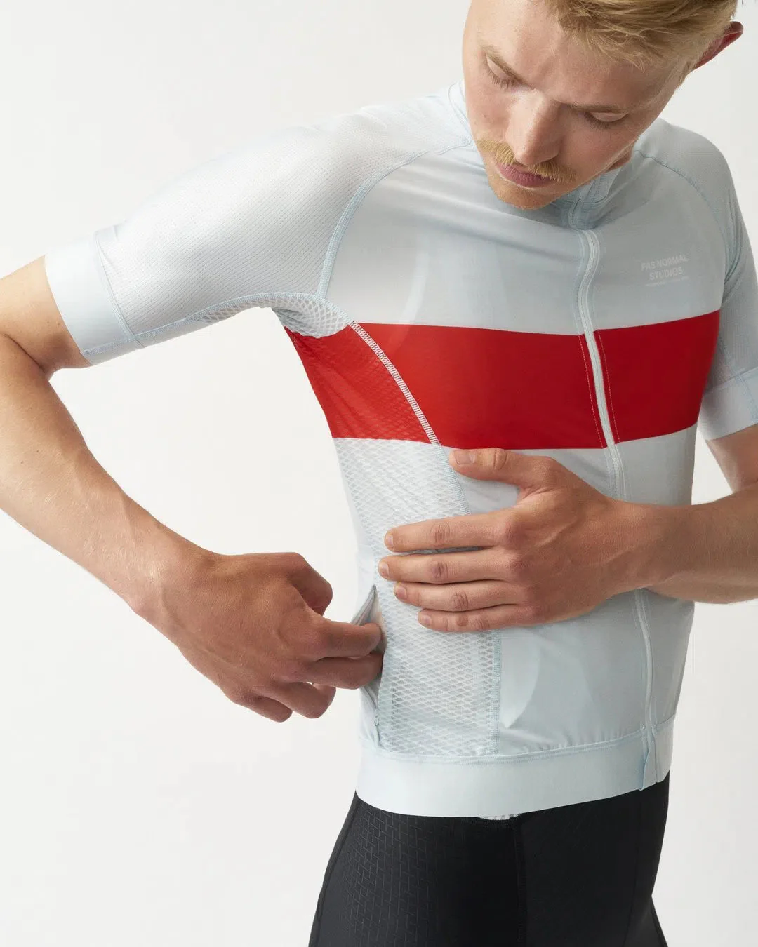 PAS NORMAL STUDIOS Solitude Jersey 2021 - Ice Blue Stripe - Image 4