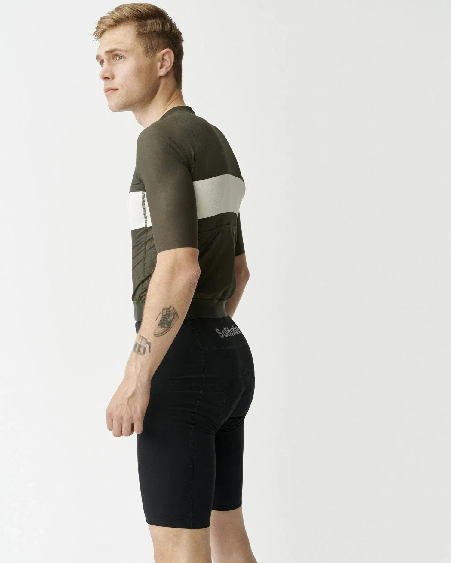 PAS NORMAL STUDIOS Solitude Jersey 2022 - Dark Olive Stripe - Image 4