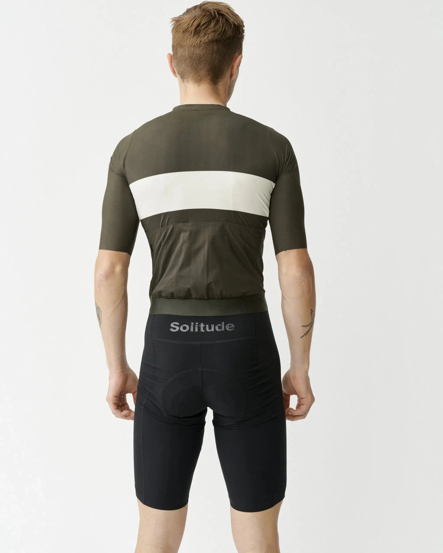 PAS NORMAL STUDIOS Solitude Jersey 2022 - Dark Olive Stripe - Image 5
