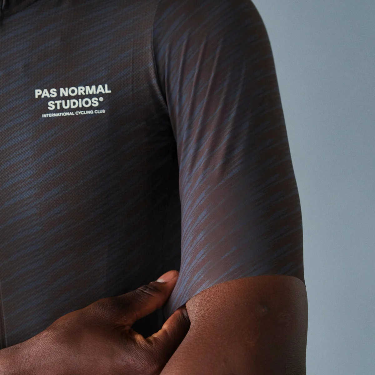PAS NORMAL STUDIOS Solitude Jersey SS24 - Dark Navy/Light Brown - Image 6