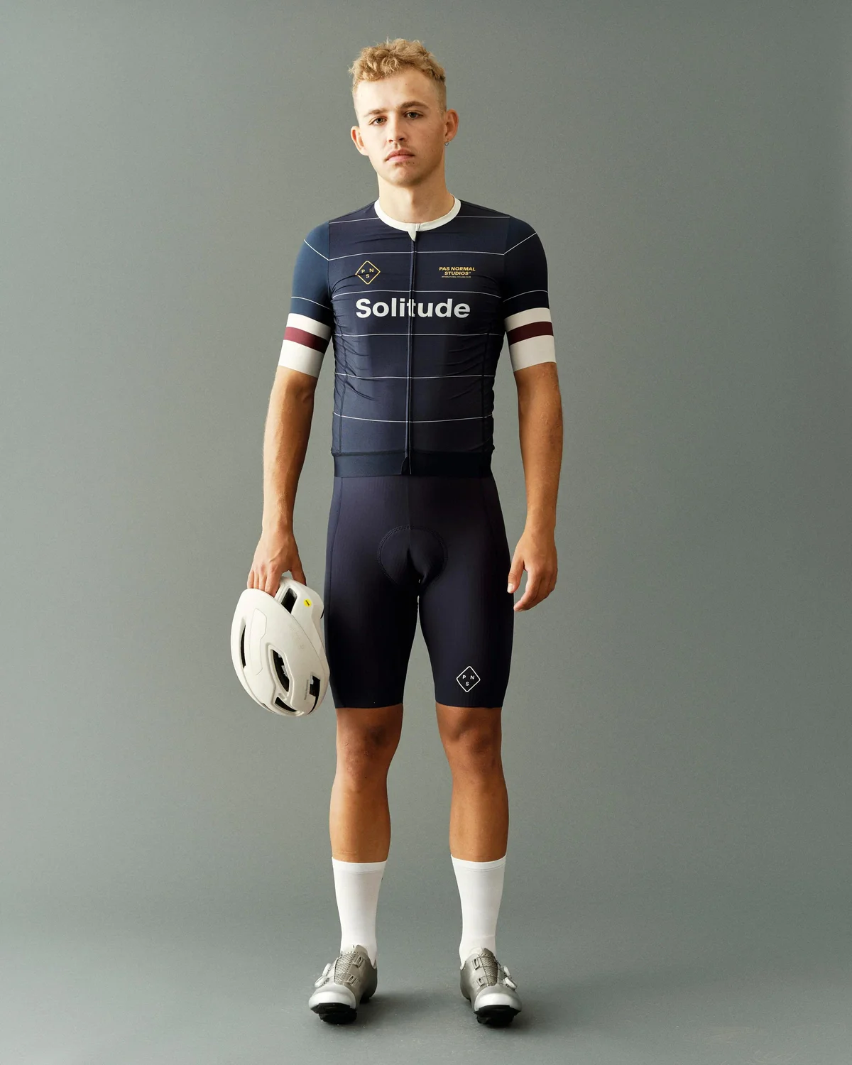 PAS NORMAL STUDIOS Solitude Late Drop Jersey SS24 - Navy - Image 6