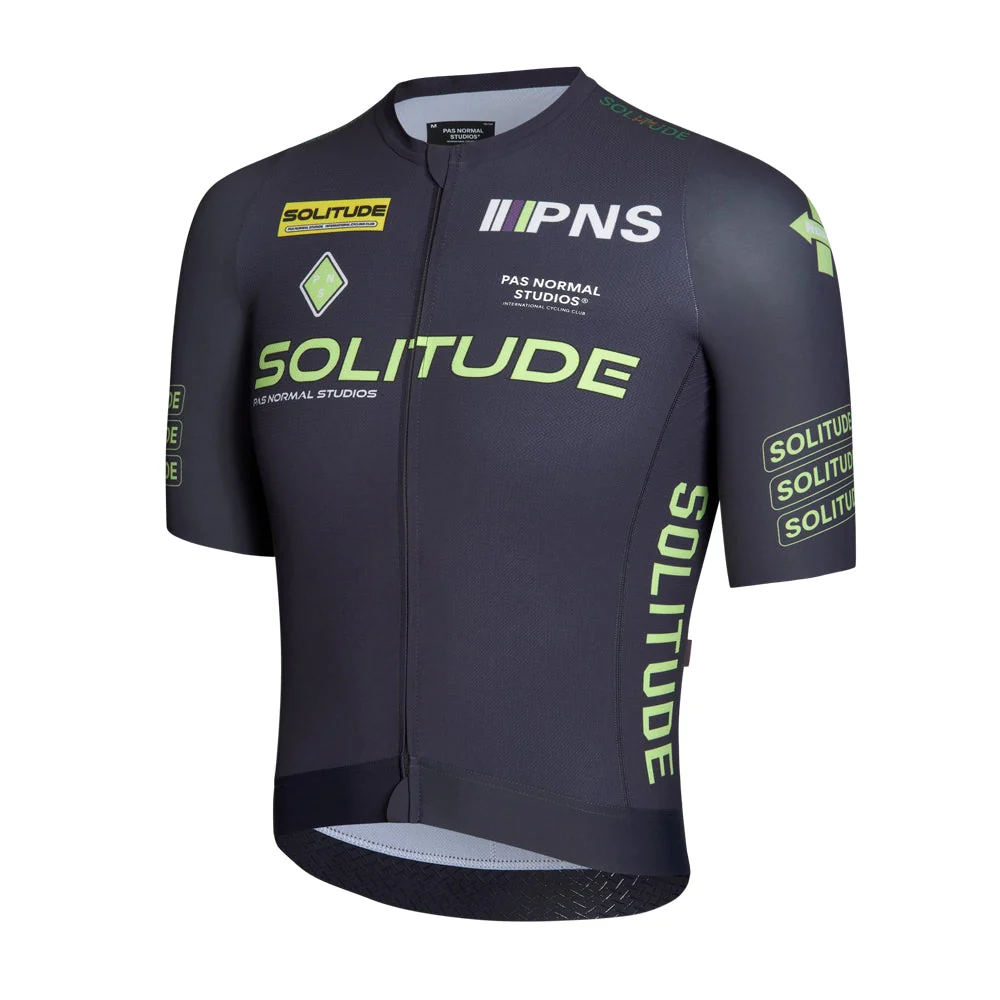 PAS NORMAL STUDIOS Solitude Logo Jersey SS23 - Black - Image 3