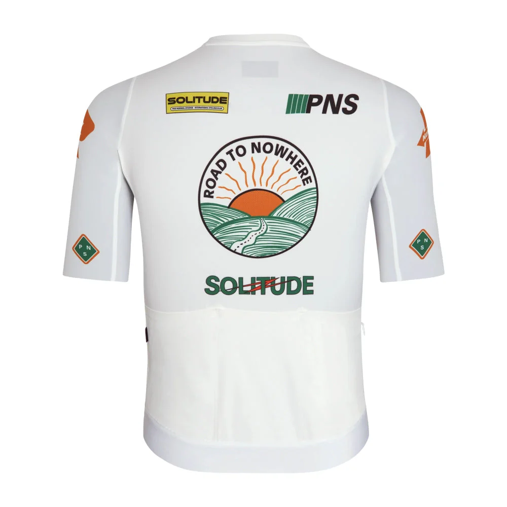 PAS NORMAL STUDIOS Solitude Logo Jersey SS23 - White - Image 2