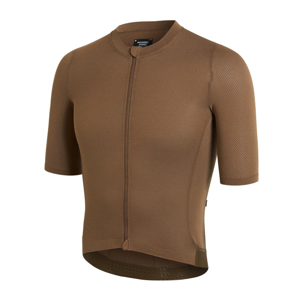 PAS NORMAL STUDIOS Solitude Mesh Jersey SS23 - Brown - Image 3