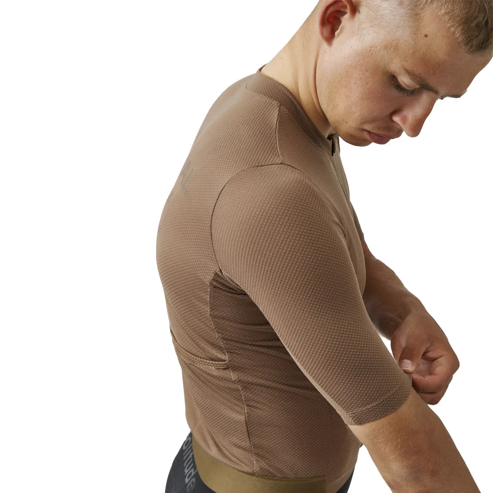 PAS NORMAL STUDIOS Solitude Mesh Jersey SS23 - Brown - Image 4