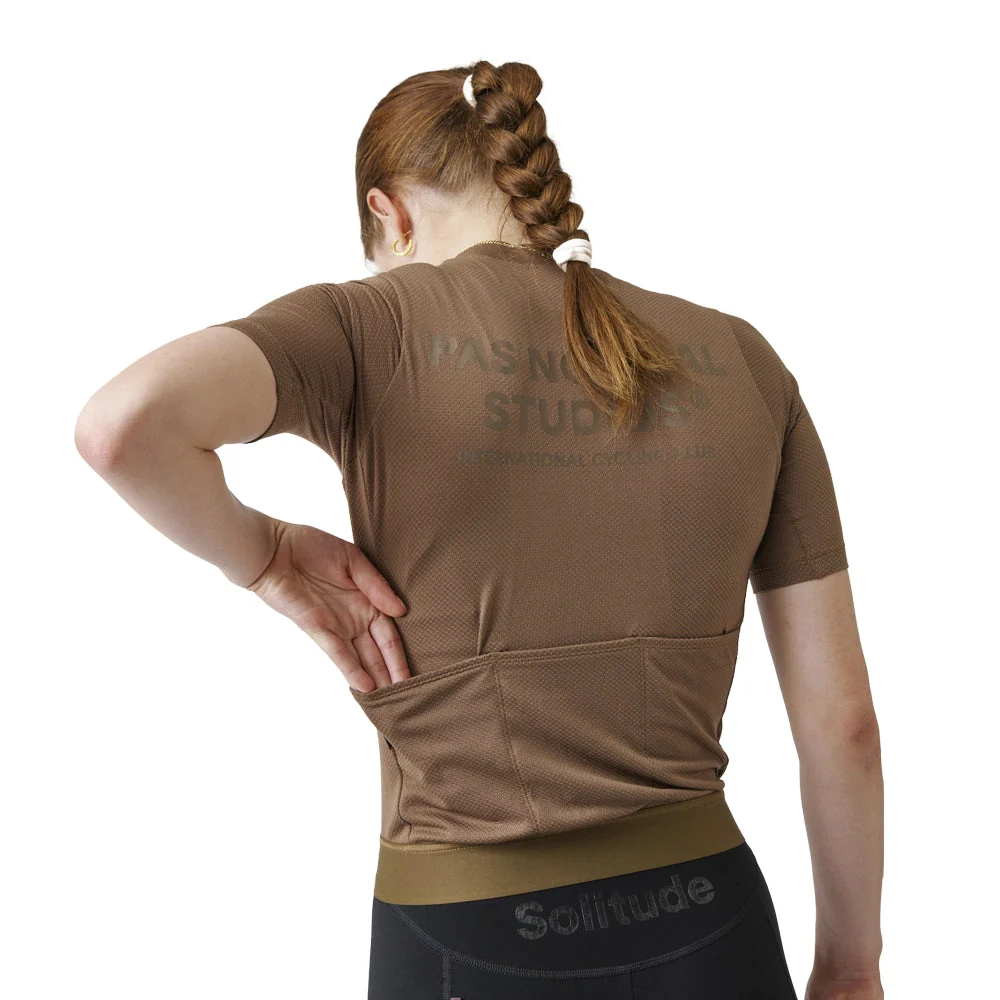 PAS NORMAL STUDIOS Solitude Mesh Women Jersey SS23 - Brown - Image 4
