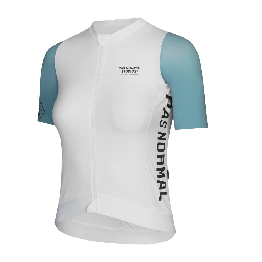 PAS NORMAL STUDIOS Solitude Midsummer Women Jersey SS23 - Dusty Blue Sleeve - Image 3
